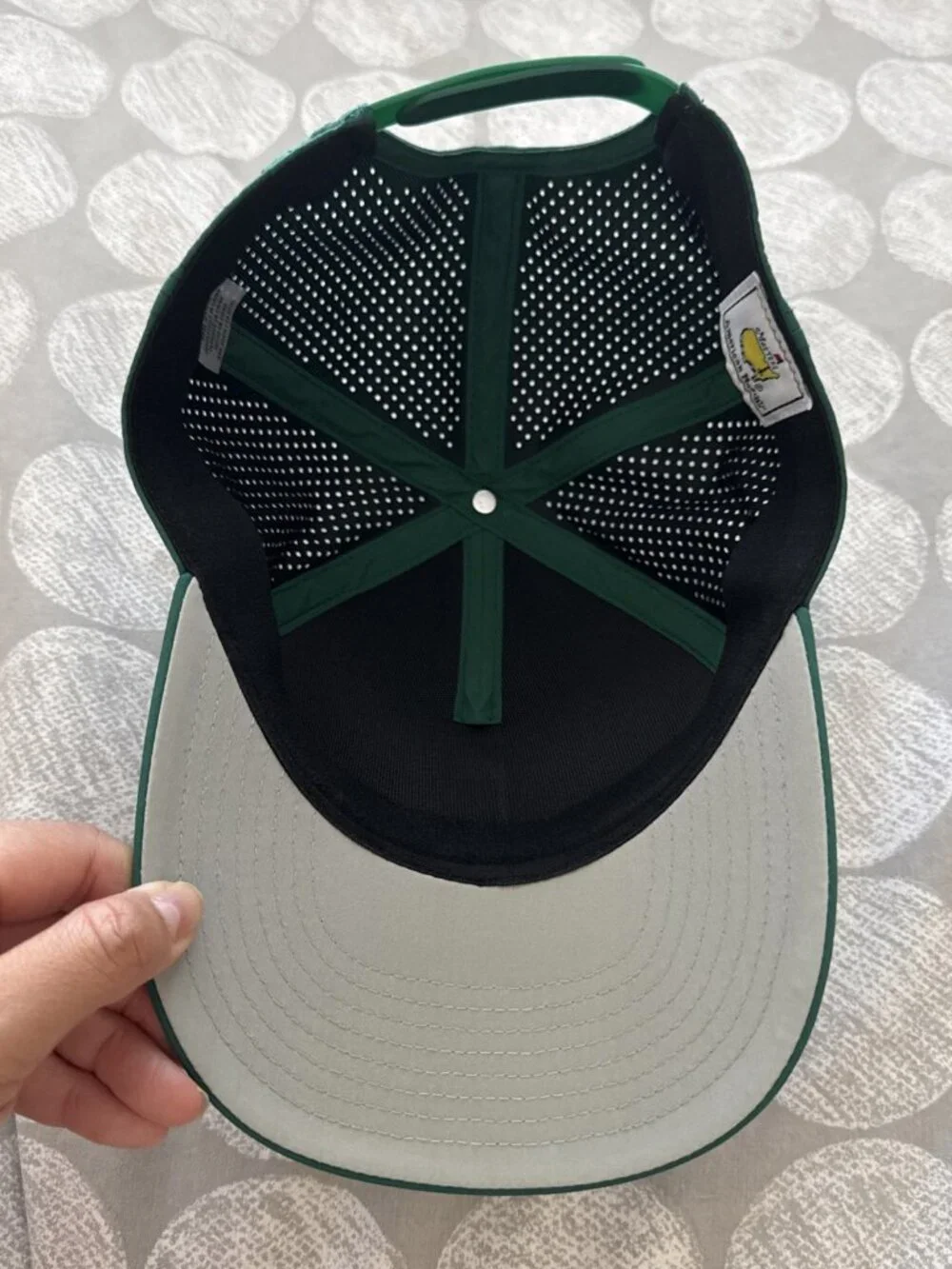 Masters American Needle Augusta National Golf Flag Pin Green Adjustable Hat Cap